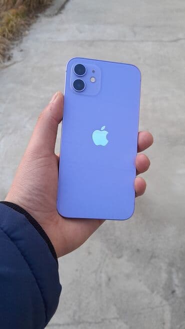 куплю айфон 5с: IPhone 12, Б/у, 256 ГБ, Deep Purple, Чехол, 100 % — 2