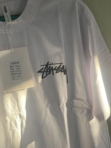 лён рубашка: Футболка, Оверсайз, Хлопок, Новый, M, L, XL — 2