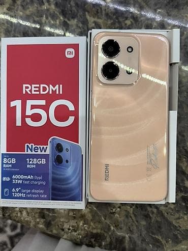 Redmi, Redmi 15C, Б/у, 128 ГБ, цвет - Золотой