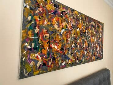 художники 20 века: Продаю масленную картину на холсте ручной работы, абстракт. На — 3