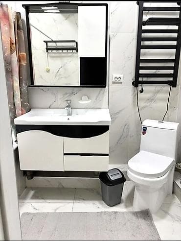 osh flat: 3 комнаты, Азия Молл Агентство недвижимости, Без животных, от 6 месяцев, от 1 года, С мебелью полностью — 6
