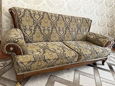 оливковый: Комплект мягкой мебели, цвет - Коричневый — 2