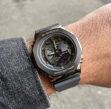 часы наручные бишкек: Gm-s2100 в стальном корпусе ! Унисекс ___ функции : секундомер — 2