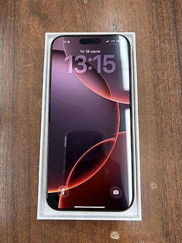 IPhone 16 Pro Max, Б/у, 256 ГБ, Desert Titanium, Коробка, 90 % — 2
