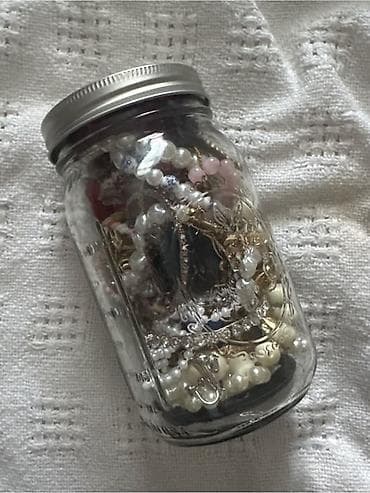старинные часы: Банка-сюрприз с бижутерией / Mystery Jewelry Jar Декоративная — 4
