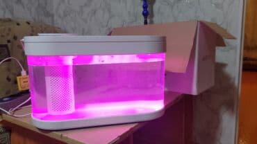 рыбы для аквариума: **Xiaomi Geometry Fish Tank Aquaponics Ecosystem (HF-JHYG001)** — это — 2