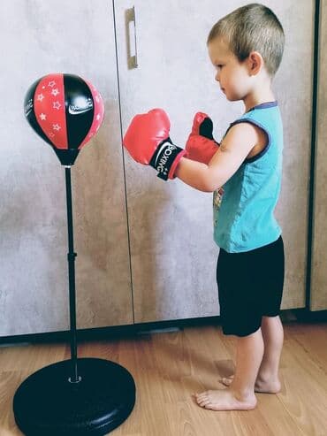 нужна: Детский боксерская груша +перчатки в подарок Почему детская груша — — 5