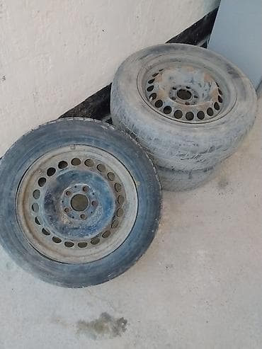 штампованные диски: Железные Диски R 16 1 шт, отверстий - 5, Б/у — 2