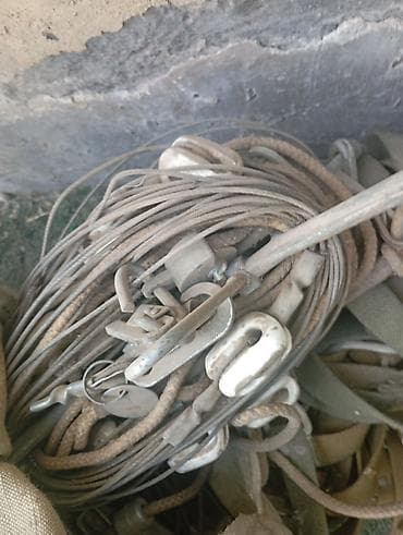 Тросовые стяжки/растяжки с крюками и роликами Описание: - Комплект