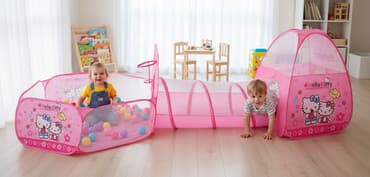 Детский игровой комплекс Hello Kitty: палатка + тоннель +