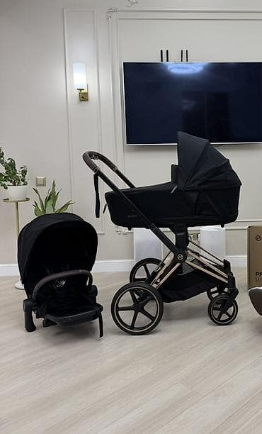 Коляска, Cybex, цвет - Черный, Б/у at lalafo.kg Коляска, Cybex, цвет - Черный, Б/у