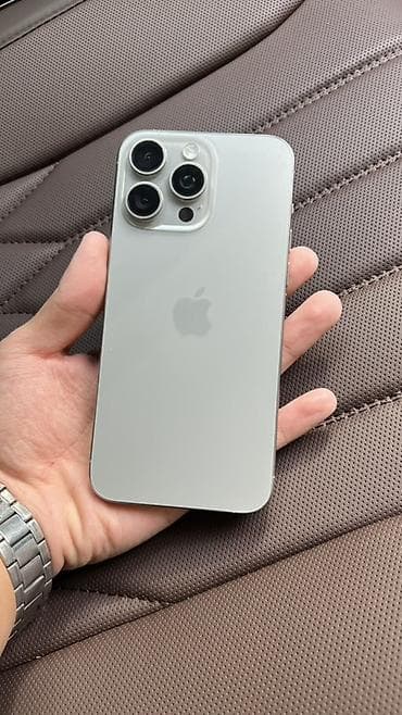 IPhone 15 Pro Max, цвет Natural Titanium (натуральный титан) Акб 83%
