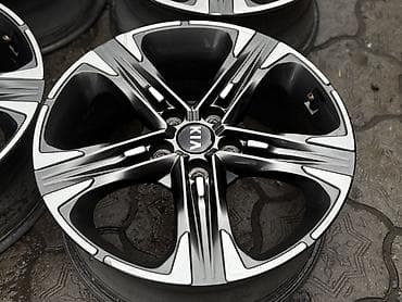 Диски: Литые Диски R 18 Kia, Комплект, отверстий - 5, Б/у — 5