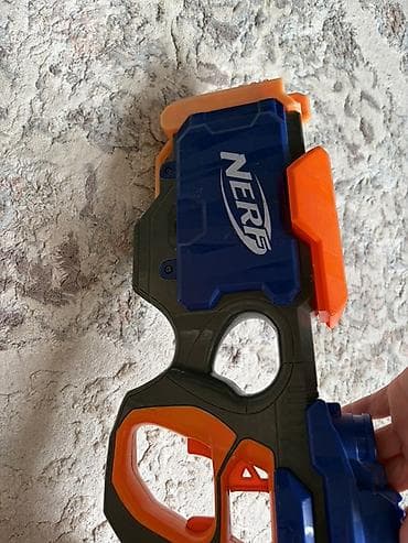 красный страитель: Б/у Бластер NERF N-Strike Elite HyperFire
Оригинальный Б/у — 3