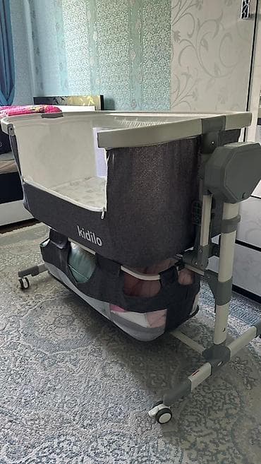 Балдар дүйнөсү: Продаю срочно колыбель механическую, Манеж KIDILO BJJ-508, новая — 3