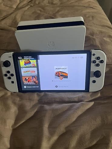 Nintendo Switch OLED Состояние хорошее, редко использовалось, царапин