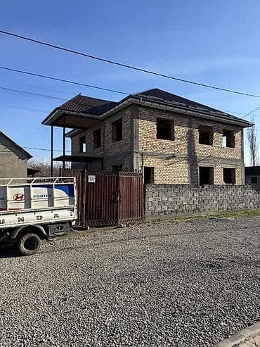 Продается двухэтажный капитальный дом в процессе строительства на at lalafo.kg Продается двухэтажный капитальный дом в процессе строительства на