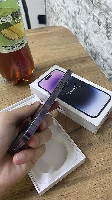 mavic 3 pro: IPhone 14 Pro, Б/у, 128 ГБ, Deep Purple, Защитное стекло, Чехол, 80 % — 4