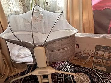 Люльки: Люлька, Колыбель, Металл, цвет - Серый — 2