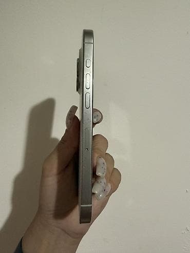 13 iphone: IPhone 15 Pro, Б/у, 512 ГБ, White Titanium, 85 % — 5
