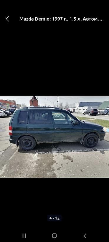 дисплей авто: Mazda Demio: 1997 г., 1.5 л, Автомат, Бензин, Минивэн — 4