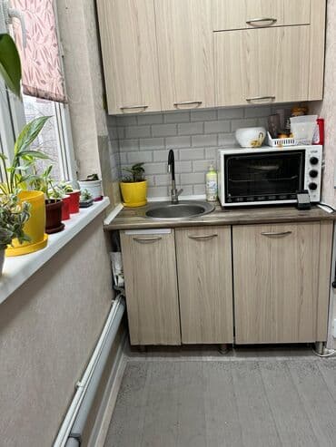 квартира продажа ош: 1 комната, 35 м², 105 серия, 4 этаж, Косметический ремонт — 5