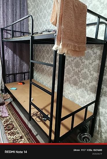 выкатной диван кровать: Двухъярусная металлическая Абалы жакшы,балдар заграницага кетип,места — 1