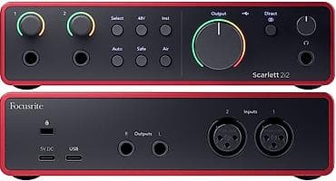 Аудиотехника: Б/У, состояние идеальное. Торг возможен! Focusrite Scarlett 2i2 4th — 3