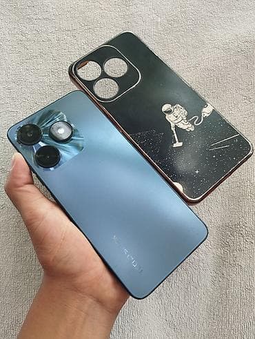 smart plus: Tecno Spark, Б/у, 128 ГБ, цвет - Синий, 2 SIM — 1
