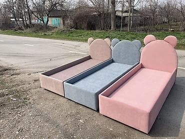 Детский комод: Детские односпальные кровати с мягким изголовьем «Мишка» - Дизайн — 2