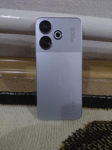Poco M6, Б/у, 8 ГБ, цвет - Серый, 1 SIM