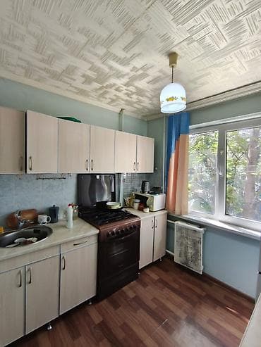 лоджия: 2 комнаты, 42 м², 3 мкр 104 серия, 3 этаж, Требуется ремонт — 5