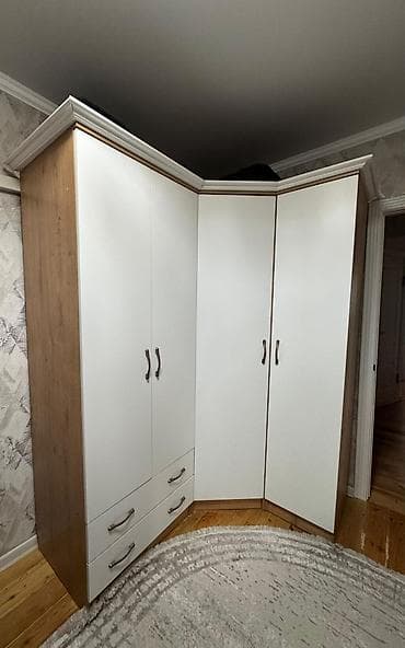 Шкафы: Шифоньер, шкаф для одежды, Б/у, Угловой, ЛДСП — 2