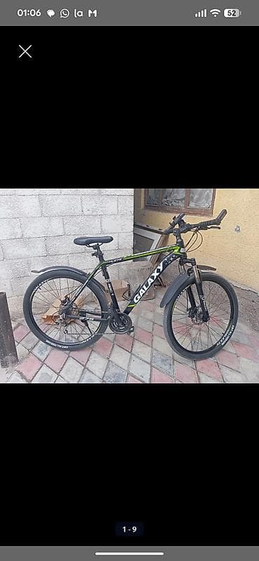 Балдар үчүн велосипеддер: Тоо велосипеди, Galaxy, Велосипед алкагы L (172 - 185 см), Алюминий, Колдонулган — 1