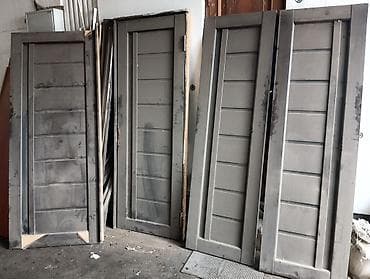 Межкомнатные двери (полотна с коробками) - Материал:МДФ - Цвет at lalafo.kg Межкомнатные двери (полотна с коробками) - Материал:МДФ - Цвет