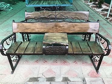 ротанговый мебель: Скамейка от 17.000 тыщ и выше новые качественно, дорогой материал — 5