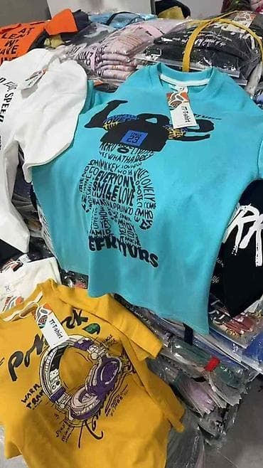 Женская обувь: Футболки с принтами, унисекс - Модели: базовые футболки с коротким — 5