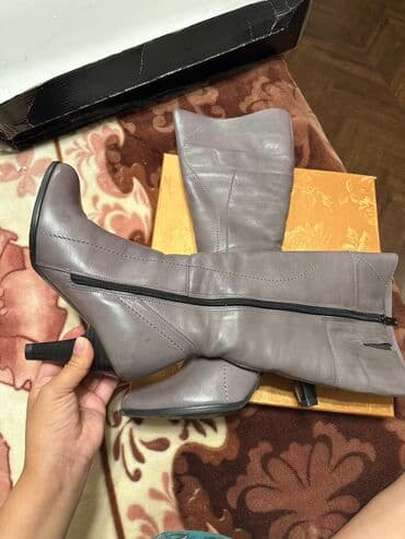 сапоги зимние женские натуральная кожа натуральный мех распродажа: Продаю кожаные зимние и Деми сапоги, натуральный мех — 2