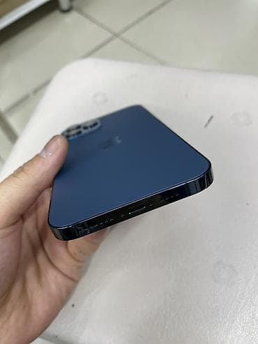 12 про 256: IPhone 12 Pro Max, Б/у, 256 ГБ, Pacific Blue, Защитное стекло, Чехол, 75 % — 3