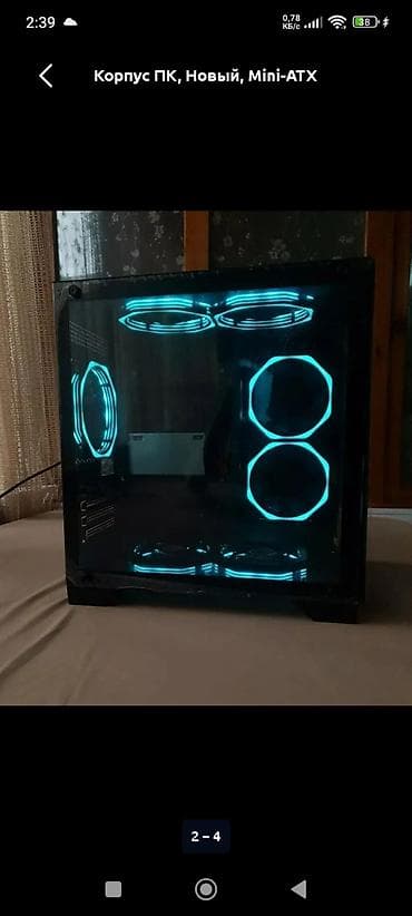 windows 10 pro: Корпус ПК, Б/у, цвет - Черный — 6