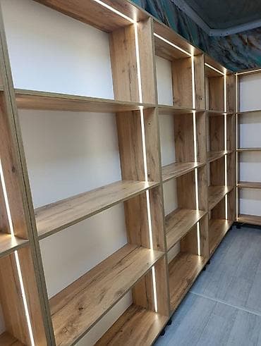 библиотеку: Ушул стеллаж сатылат+ касса. Магазиндерге ылайыктуу. полностью куйот — 2