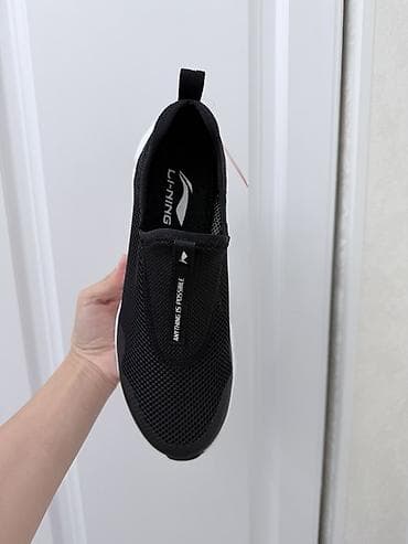 li ning зимняя обувь: Кроссовки-слипоны Li-Ning, черные оригинал, Размер 41 Новые, взяли — 3