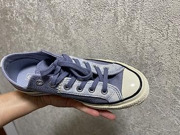 Свадебные платья и аксессуары: Кроссовки, 37, Converse, Новый, цвет - Голубой, Самовывоз — 6
