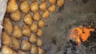 Самса из тандыра - Традиционная узбекская самса, выпекаемая на