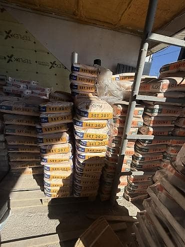 пластиковая плитка: Цемент и сухие строительные смеси - Цемент в мешках: марки, видимые — 6