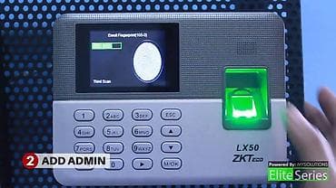 Контейнеры: Учет времени Биометрический считыватель отпечатков пальцев ZKTeco LX50 — 2
