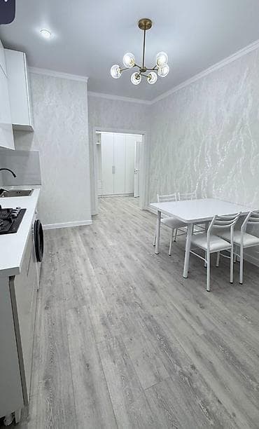 Батирлер: 1 бөлмө, 42 м², Туңгуч мкр Элитка, 8 кабат, Евро оңдоо — 1