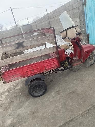 скутер элек: Грузовой мотороллер-трицикл с бортовой платформой - Тип: трехколесный — 2