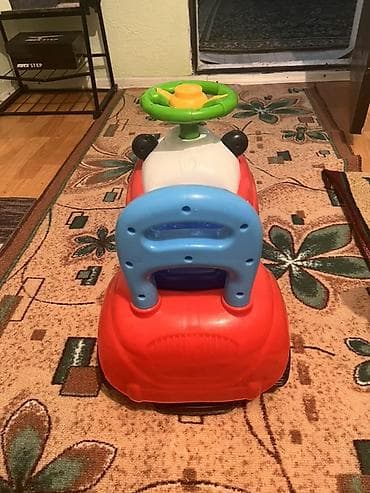 авто коляска: Каталка-машинка для малышей «Панда» - Яркая ездовая игрушка с рулём и — 4