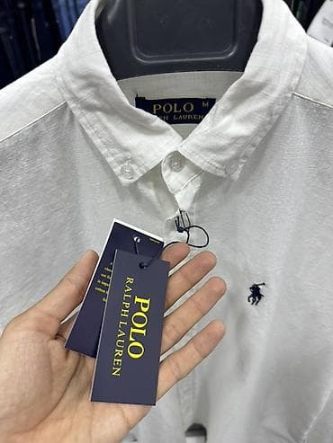 Эркектер кийими: Эркектердин көйнөгү, S, M, L, Polo Ralph Lauren, Жаңы, түсү - Ак, Өзү алып кетүү — 3
